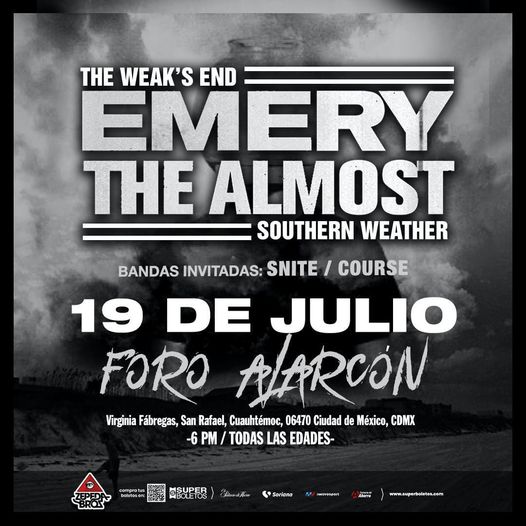 «The Weak’s End» de Emery y «Southern Weather» de The Almost