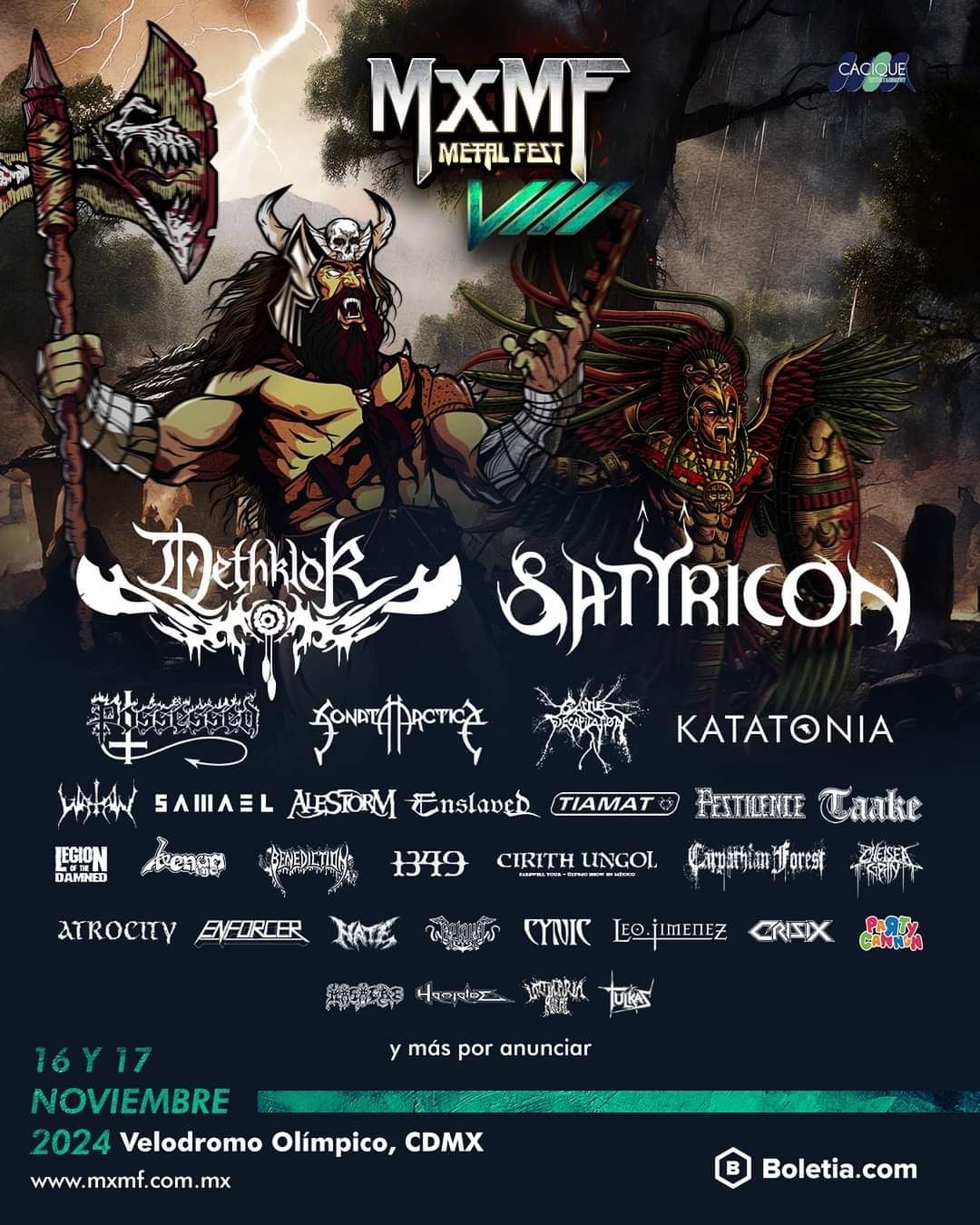 Forbidden y Ne Obliviscaris se unen a la ocatava edición de MxMF Metal Fest