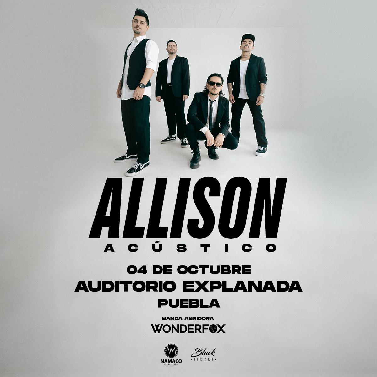 Allison llega a Puebla con show acústico